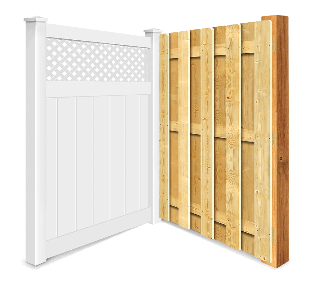 Semi Privacy fence features popular with xxxREGION homeowners