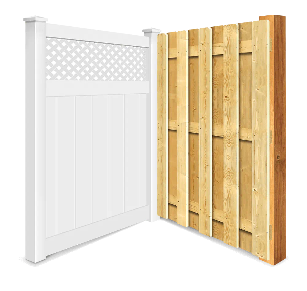 Semi Privacy fence features popular with xxxREGION homeowners