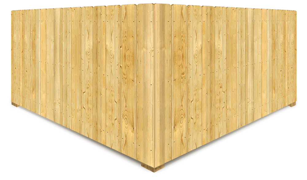 Wood Privacy fencing