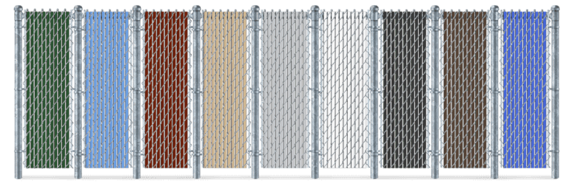 Privacy Slat Color Options For Chain Link Fence in xxxREGION