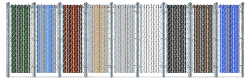 Privacy Slat Color Options For Chain Link Fences