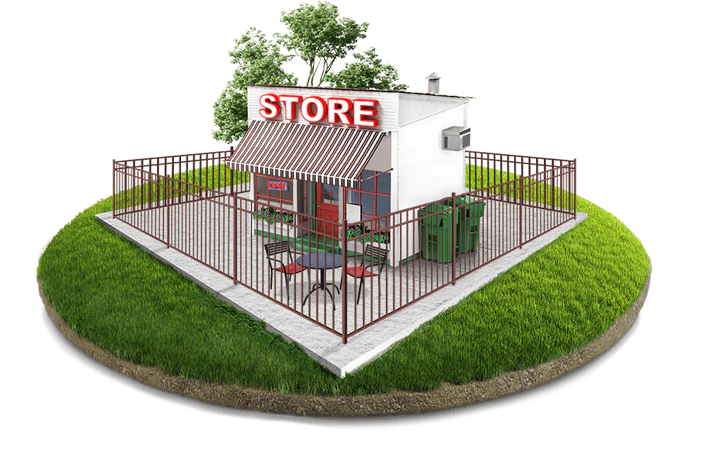 Commercial Commercial Aluminum Fence