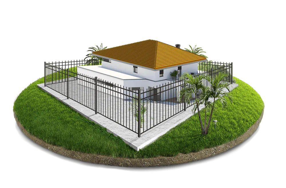 Commercial Aluminum fence