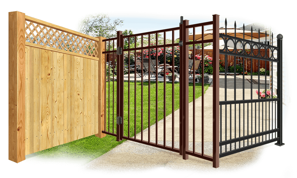 Decorative fence features popular with xxxREGION homeowners