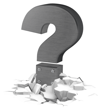 Question mark graphic