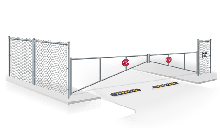 Commercial A-frame barrier gate installation company for the xxxREGION area.