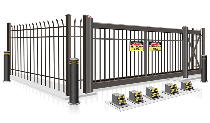 Commercial high security vehicle entry gate installation company for the xxxREGION area.