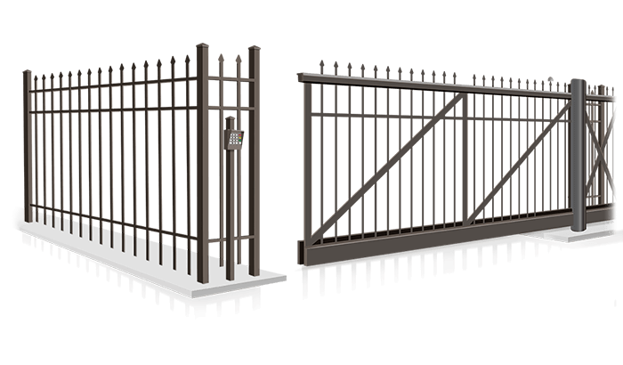 Commercial V-Track slide gate company in the xxxREGION area.