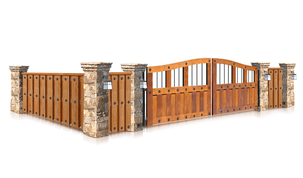 Estate gate options in the xxxREGION area.