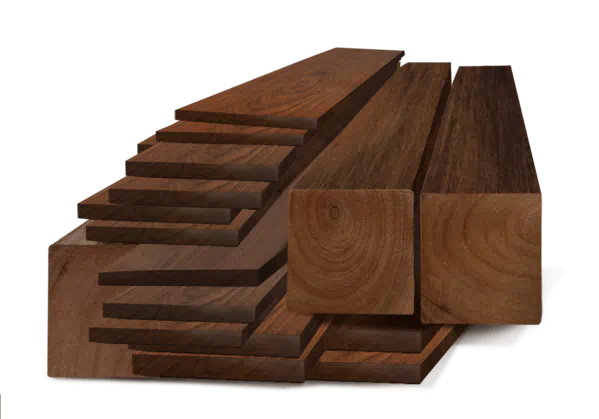 IPE  boards and post fence materials