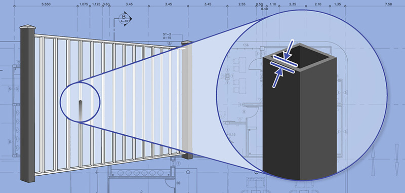 xxxREGION Commercial Aluminum fence Pickets installation company