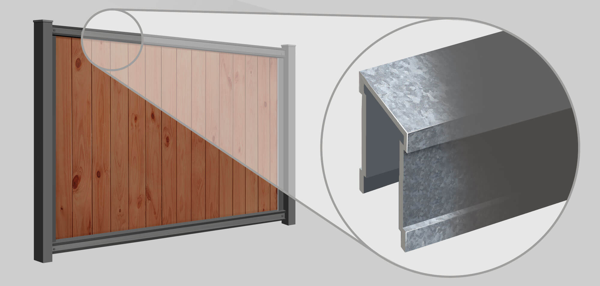 xxxREGION FenceTrac fence Rails installation company