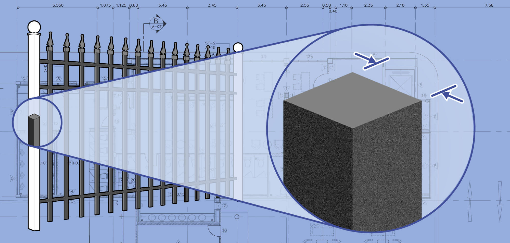 xxxREGION Commercial Ornamental Iron fence Posts installation company