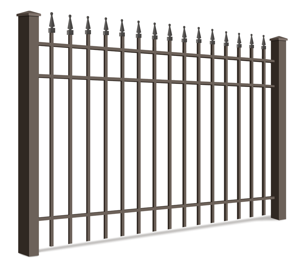 Commercial Ornamental Iron fence features popular with xxxREGION homeowners