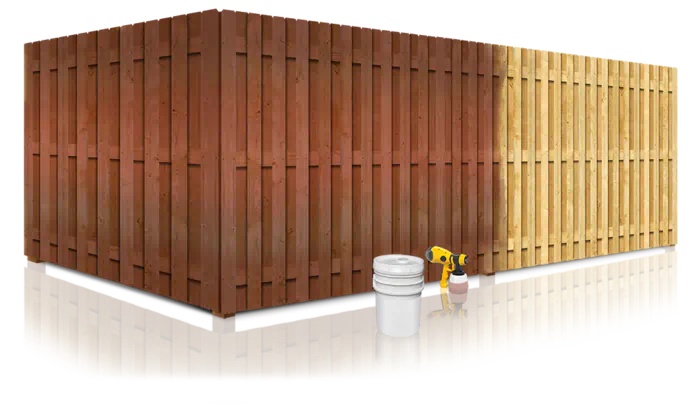 Staining & Sealing fence