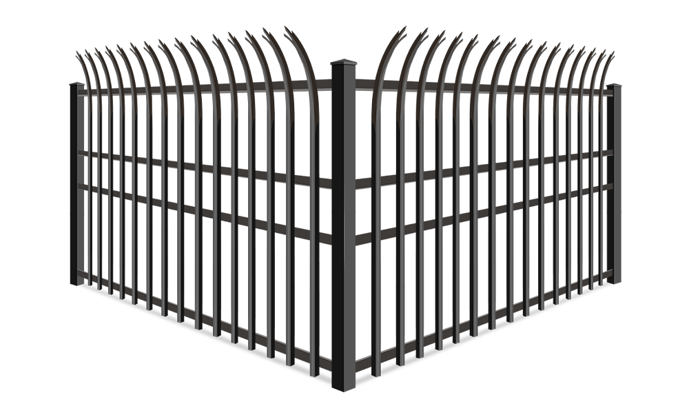 High security commercial ornamental iron fence contractor in xxxREGION