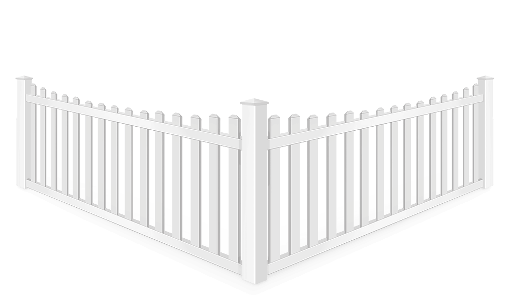 Vinyl decorative picket fence contractor in xxxREGION