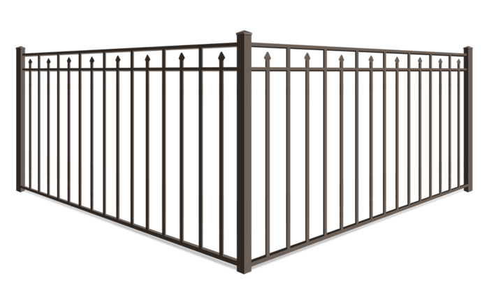 Alternating Extended Pickets aluminum fence company in xxxREGION