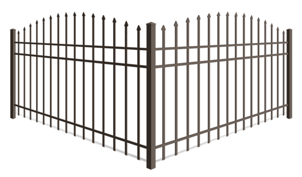 Arched Top aluminum fence company in xxxREGION