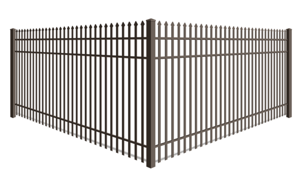 Double Picket Spear Top aluminum fence company in xxxREGION