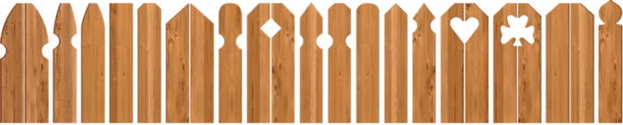 Custom Picket wood fence xxxREGION