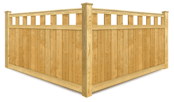 Extended Alternating Pickets wood fence company in xxxREGION