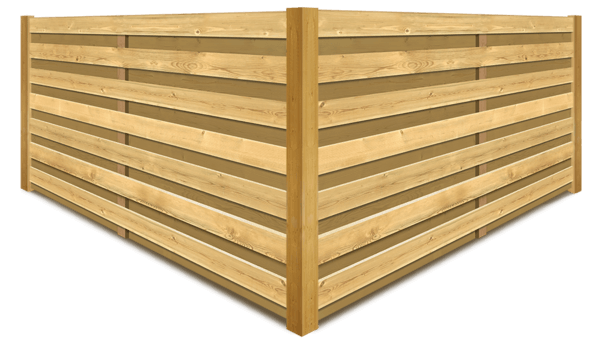 Horizontal Shadowbox wood fence company in xxxREGION