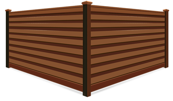 Saddle Horizontal Privacy Trex fence company in xxxREGION