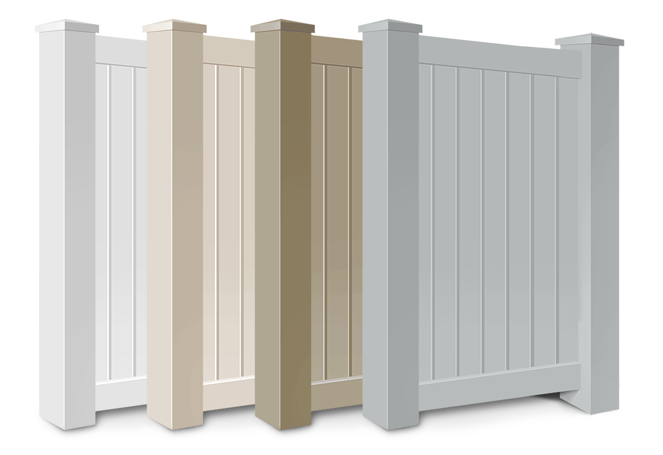 Vinyl fence color choices in xxxREGION