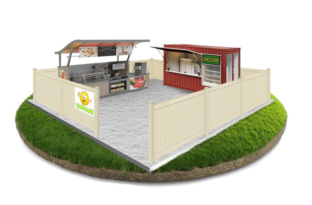 Commercial Vinyl Fence