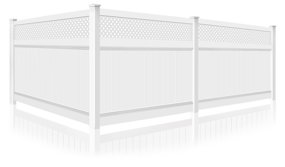 Commercial Vinyl decorative fencing in xxx xxxSTATE