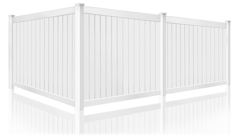 Commercial Vinyl privacy fencing in xxx xxxSTATE