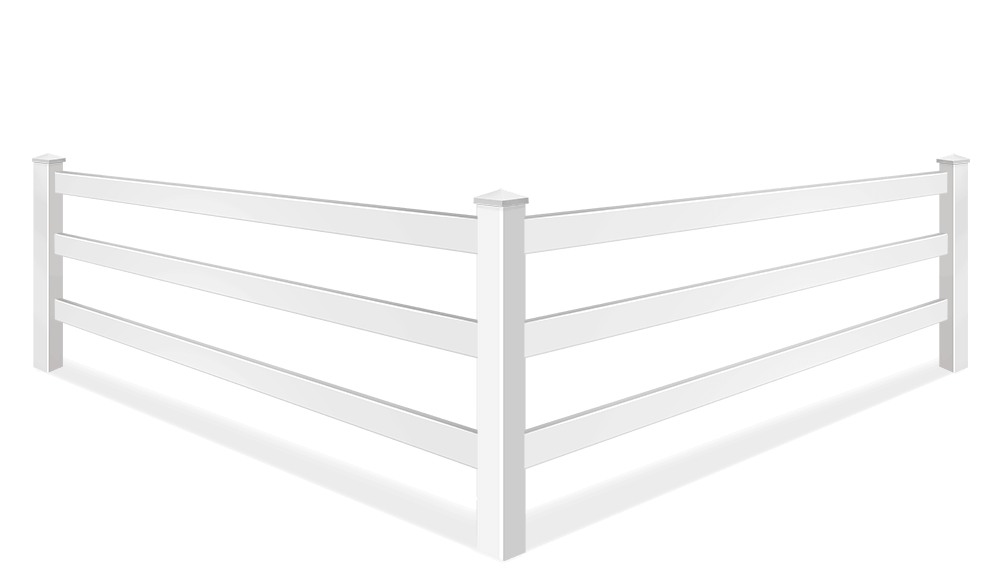 Post & Rail vinyl fence contractor in xxxREGION