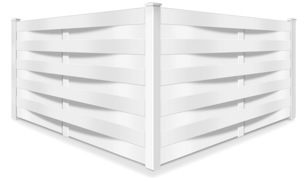 Basket Weave vinyl fence contractor in xxxREGION