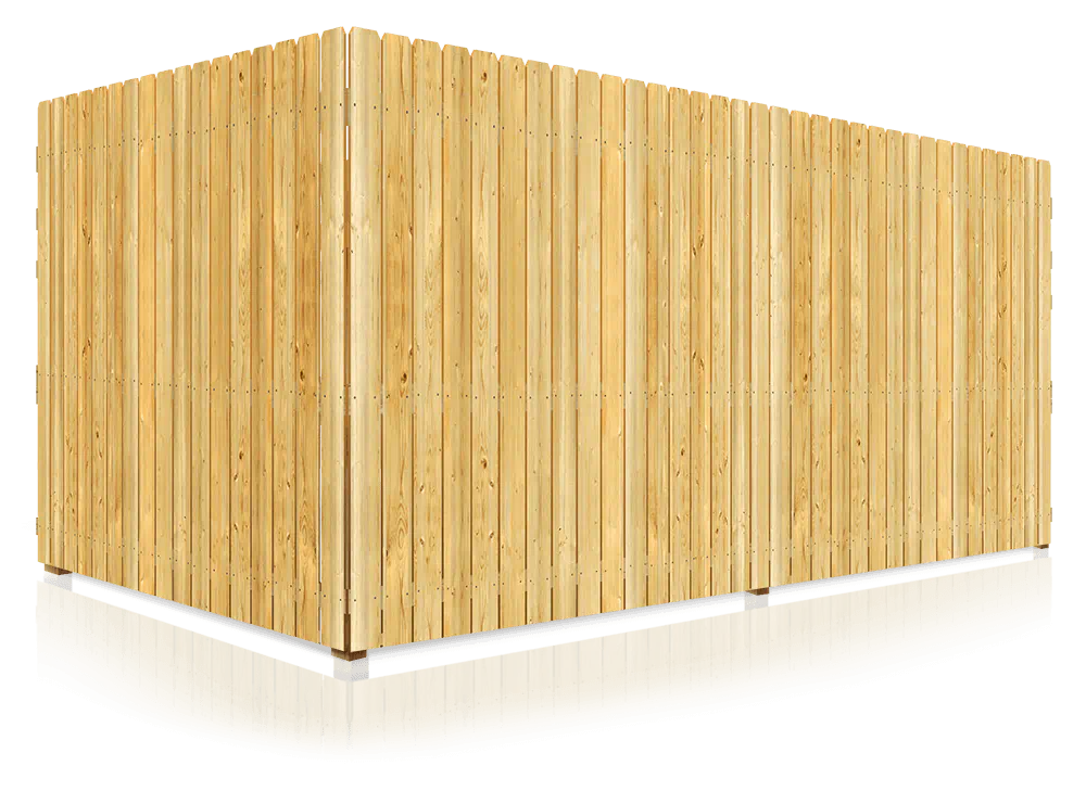 Commercial Wood Fence