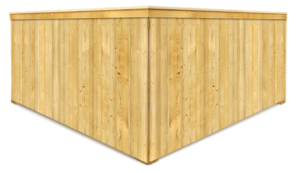 Cap & Trim wood fence