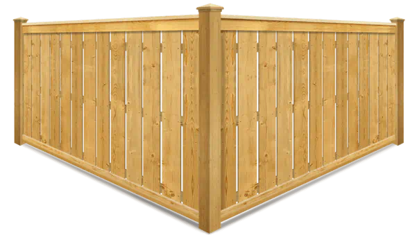 Spaced Picket wood fence
