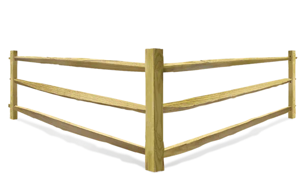 Split Rail wood fence
