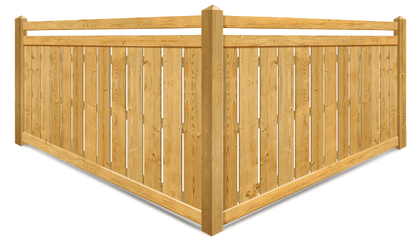 Wood decorative fencing in xxx xxxSTATE