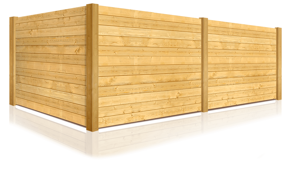Wood privacy fencing in xxx xxxSTATE