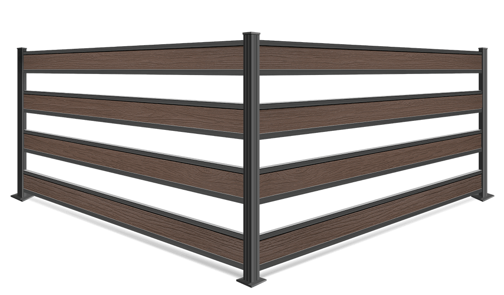 Commercial Composite Fence installation for the xxxREGION area.