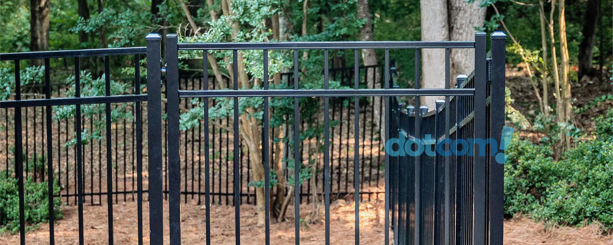 Decorative fence installed by xxxCOMPANY