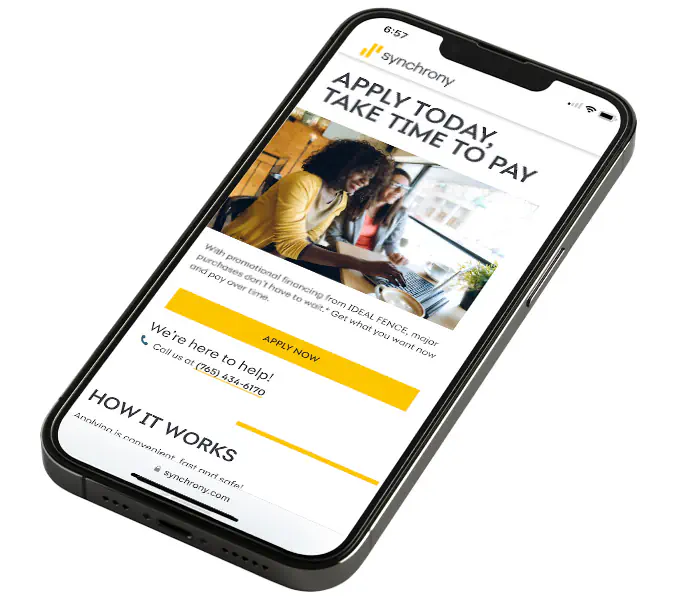 Fence financing company in xxxREGION and the surrounding areas